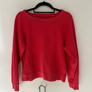 Red Crewneck Sweatshirt